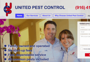 New Rocklin Web design Launch: United Pest Control