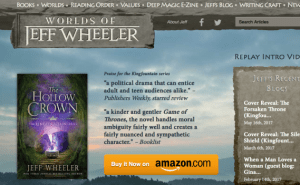 New Web Design Launch: Worlds of Jeff Wheeler