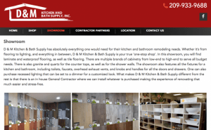 New Stockton Web Design Launch: DM Kitchen & Bath!