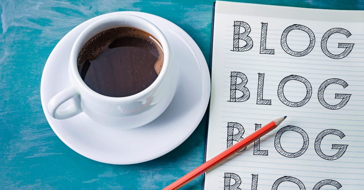 A featured image from the LOJO Marketing article, "The Best Blogging Stats, Facts, and Figures (To Get Your Motor Running)."