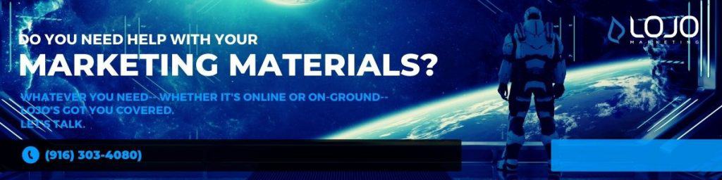 A banner ad promoting our services at LOJO Marketing.