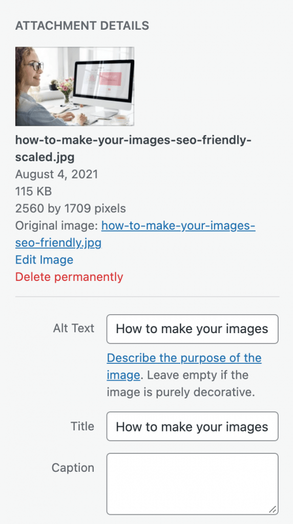 Use Descriptive Alt Texts​