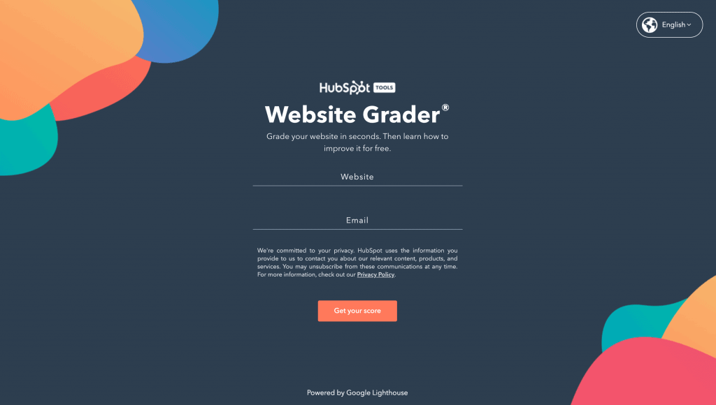 HubSpot Website Grader​